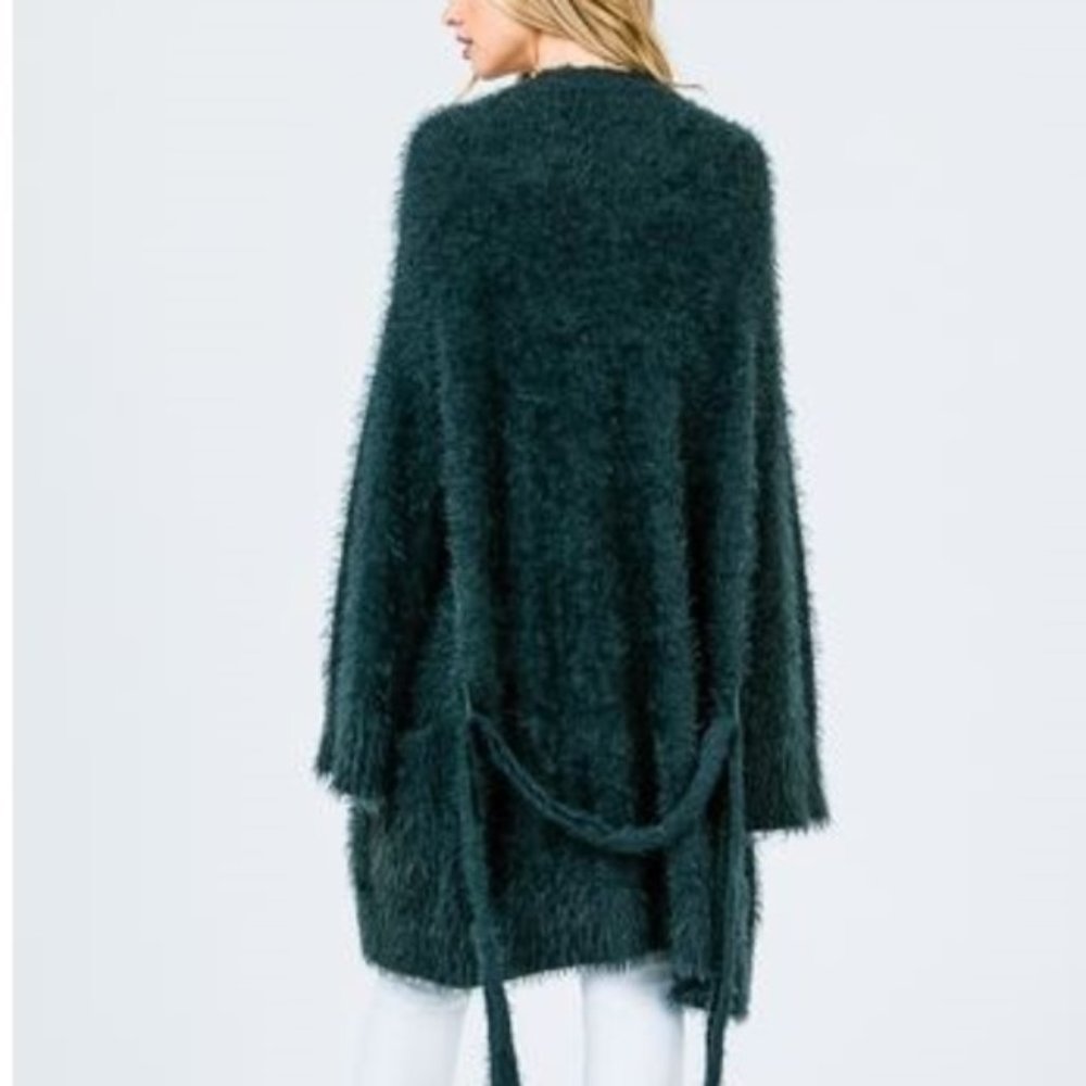 CINDY Soft Fuzzy Cardigan - Picture 4 of 5